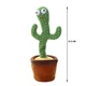 Танцующий кактус Зеленый 120 песен с подсветкой Dancing Cactus (IS33) - изображение 8