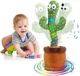 Танцующий кактус аккумуляторный поющий 120 песен с подсветкой Dancing Cactus Зеленый 3636KKTSRS-B - изображение 2