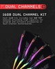 Оперативная память OCPC DDR4-3600 32768MB PC4-28800 (Kit of 2x16384) X3 RGB Black (MMX3A2K32GD436C18) - изображение 2