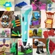 Детская 3D Pen-3 ручка для рисования пластиком с LCD-дисплеем NAZIM с трафаретами и 3D шаблонами, голубая - изображение 7
