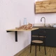 Відкидний настінний стіл Art in Head Mini 900x120 Дуб сонома (101010708) - изображение 4