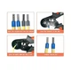 Кримпер Wozobuy HSC8 6-6A, AWG23-10, клещи для обжима трубчатых наконечников 0.25 - 6 мм² - изображение 5