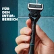 Сменные картриджи для бритья (лезвия) Gillette Intimate 4 шт. для интимных зон с улучшенными смазывающими полосками Made in Germany - изображение 2