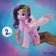 Ігровий набір My Little Pony Singing Star Princess Petals Поні Принцеса Петалс з музикою, махає крилами, 20см - зображення 4