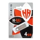 Флеш-накопитель Hi-Rali Shuttle Series 4GB металевий сріблястий - изображение 2