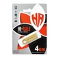 USB-флеш-накопитель Hi-Rali Shuttle Series 4GB Металевий Золотистий - изображение 2