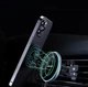 Автомобильный держатель (автодержатель) для телефона с беспроводной зарядкой магнитный AceFast 15W Black/Silver (D3) - изображение 5