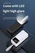 Зовнішній акумулятор повербанк power bank LENYES 40000mAh | 4USB/Type-C/Micro, QC/PD| Black - зображення 9