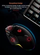 Игровая компьютерная мышь проводная MEETION Backlit Gaming Mouse RGB MT-G3325 5000 DPI RGB подсветка black - изображение 11