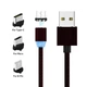 Кабель Магнитный Для Зарядки Телефона 3в1 Bitzen Magnetic MicroUSB+Type-C+Lightning 1м Черный 87687-2376 - изображение 2