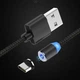 Кабель Магнитный Для Зарядки Телефона 3в1 Bitzen Magnetic MicroUSB+Type-C+Lightning 1м Черный 87687-2376 - изображение 3