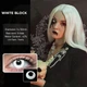 Линзы цветные без диоптрий белые Pure White + контейнер для хранения - изображение 4