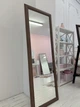 Зеркало напольное в полный рост на ножке большое прямая рама передвижное 600х1600 мм Дуб Шамони темный - изображение 3