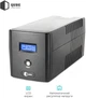 ИБП QUBE DG 1050 1050VA/600W LCD 4 x Schuko RJ-45 USB (QBDG1050) - изображение 3