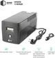 ИБП QUBE DG 1050 1050VA/600W LCD 4 x Schuko RJ-45 USB (QBDG1050) - изображение 5