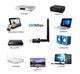 USB 2.0 Wi-Fi с антеной адаптер Realtek 8811CU AC600 600Мбит/с 2 диапазона 2.4G+5G сетевая карта 802.11ac (807501792) Черный - изображение 4