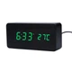 Электронные&nbsp;часы-будильник LED WOOD CLOCK VST-862+ под дерево черные (1862CL03588) TIN66 - изображение 1