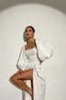 Платье Jadone Fashion Дилара L-XL белое - изображение 4