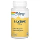 Лизин, L-Lysine, Solaray, 1000 мг, 90 таблеток (SOR-04860) - изображение 1