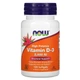 Витамин Д3, Vitamin D-3, Now Foods, 2000 МЕ, 120 капсул, (NOW-00367) - изображение 1
