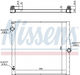 Радіатор охолоджування Nissens (60825) - зображення 1
