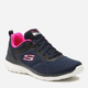 Buty na siłownię damskie Skechers Bountiful - Quick Path 12607-NVHP 38 (8US) 25 cm Ciemnogranatowe (194428108698) - obraz 4