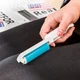 Силіконовий липкий ролик валик для чищення одягу Portable Stick Wool Mini Blue - изображение 2