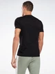 Футболка хлопковая длинная мужская Reebok Linear Re GJ0136 XL Черная (4064048052298) - изображение 2