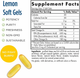 Nordic Naturals, Ultimate Omega, Lemon, 1,280 mg, 90 Soft Gels (NOR-01791) - изображение 2