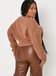 Пуловер женский Missguided VK2237019 46-48 Коричневый (DN5059384903129) - изображение 2