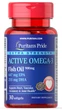 Омега-3 риб'ячий жир екстра сила, Extra Strength Active Omega-3 Fish Oil, Puritan's Pride, 30 капсул (PTP-17246) - зображення 1