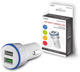 Ladowarka samochodowa Savio SA-06/W Quick Charge 3.0 2xUSB biały (5901986044543) - obraz 2