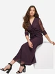 Блузка женская Calvin Klein 987081493 S Фиолетовая (1159786725) - изображение 3
