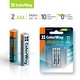 Батарейка СolorWay AАА LR03 Alkaline Power напряжение 1.5В щелочные BL 2шт (CW-BALR03-2BL) - изображение 2