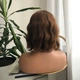Парик KITTO HAIR боб каре с челкой светло-коричневый (9741) - изображение 3