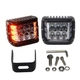 Додаткова LED фара 18W (3W*6) 10-30V 90x76x80 mm Близький стробоскоп 1 шт (W 0260-RB) - зображення 1