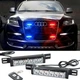 Страбоскоп Світлодіодний 12V DRL / 3W* 6LED / 12 Режимів / Пульт / Червоно-Синій-Жовтий (T1001-2) - зображення 1
