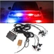 Страбоскоп Світлодіодний 12V DRL / 3W* 6LED / 12 Режимів / З Пультом / Червоно-Синій-Жовтий (V28H) - зображення 1