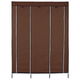 Складной шкаф тканевый STORAGE WARDROBE 175 х 130 х 45 см каркасный Коричневый (ICL44) - изображение 5