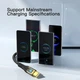 Кабель Essager Interstellar Transparent Design USB Type-A to USB Type-C 7A 2 м Black (EXCT-XJA01-P) - изображение 7