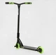 Самокат трюковой Best Scooter SCS-система пеги алюминиевый диск и дека Черно-зеленый (MT-60611) - изображение 4
