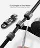 Кабельний органайзер Ugreen LP124 20mm Cable Tie Band 2 м Black (40354) - изображение 4