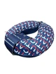 Подушка для подорожей Nautica Memory Foam Travel Pillow, Синій з червоно-білим принтом - зображення 2