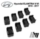 Ремкомплект ограничителя дверей Hyundai ELANTRA (V до VI) 2010 до 2017 фиксаторы вкладыши втулки - изображение 4