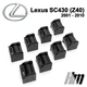 Ремкомплект ограничителя дверей Lexus SC430 (Z40) 2001 до 2010 фиксаторы вкладыши втулки сухари - изображение 4