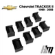 Ремкомплект ограничителя дверей Chevrolet TRACKER (II) 1999 до 2008 фиксаторы вкладыши втулки - изображение 4
