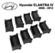Ремкомплект ограничителя дверей Hyundai ELANTRA (IV) 2006 до 2012 фиксаторы вкладыши втулки - изображение 1