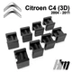 Ремкомплект ограничителя дверей Citroen C4 (3D) 2004 до 2011 фиксаторы вкладыши втулки - изображение 4
