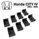 Ремкомплект ограничителя дверей Honda CITY (IV) 2003 до 2008 фиксаторы вкладыши втулки сухари - изображение 1