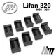 Ремкомплект ограничителя дверей Lifan 320 2008 до 2014 фиксаторы вкладыши втулки - изображение 4